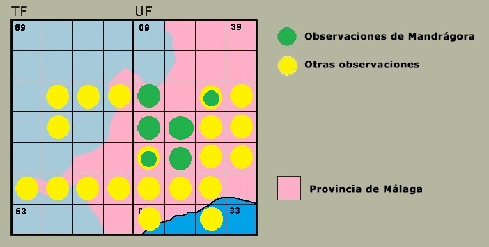 Distribucin de Onychogomphus uncatus en la Serrana