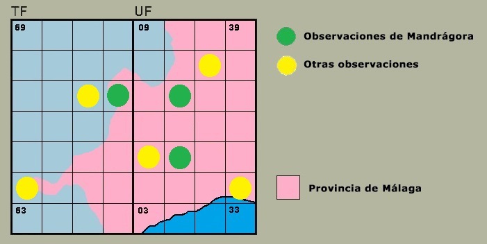 Distribucin de Pyrrhosoma nymphula en la Serrana